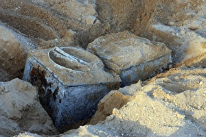 Two box-type devices packed with explosives and pellets Two box-type devices packed with explosives and pellets