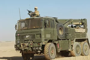 Images Dated 24th September 2006: A British Army Foden 6x6 heavy recovery vehicle