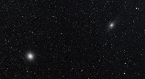 Deep Space Astrophotography Prints: Centaurus A and Omega Centauri in the constellation of Centaurus