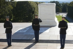Changing of guard at Arlington National Cemetery Changing of guard at Arlington National Cemetery