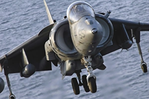 Close-up view of an AV-8B Harrier II Close-up view of an AV-8B Harrier II