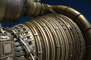 No People In The Background Photos Prints: Close-up view of a rocket engine