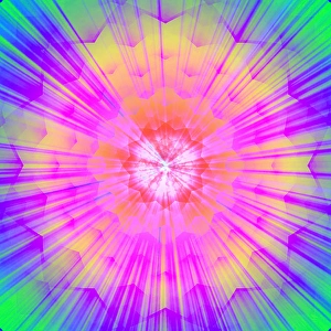 Colorful Background Image Prints: Colorful abstract rays of light