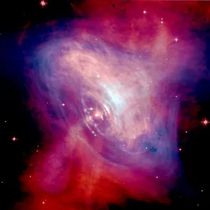 Crab Nebula Prints: A composite image of the Crab Nebula