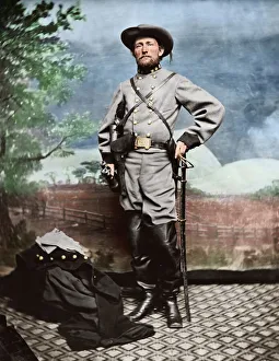 Confederate Army Colonel John S. Mosby during the American Civil War Confederate Army Colonel John S. Mosby during the American Civil War