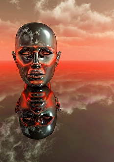 Colorful Digital Artwork Prints: Creating artificial self-aware life