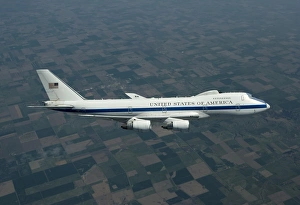 An E-4B National Airborne Operations Center aircraft An E-4B National Airborne Operations Center aircraft