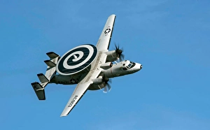Military Plane Photography Prints: An E2-C Hawkeye early warning and attack