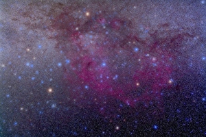 The extensive Gum Nebula area in the constellation Vela The extensive Gum Nebula area in the constellation Vela