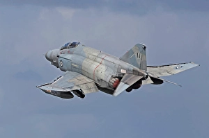 Fighter Jets In Flight Prints: F-4 Phantom of the Hellenic Air Force in flight