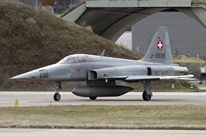 An F-5 Tiger aircraft of the Swiss Air Force An F-5 Tiger aircraft of the Swiss Air Force