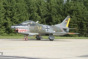 A Fiat G-91 fighter plane of the German Air Force A Fiat G-91 fighter plane of the German Air Force