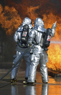 Volk Field Air National Guard Base Firefighter Print