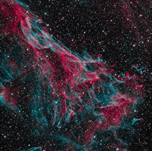 Star Formation Process Prints: Fleming's Triangular Wisp, part of the Veil Nebula