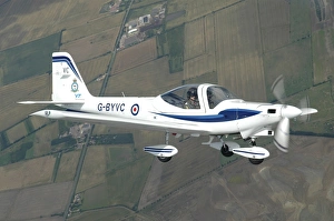 G-115 Tutor basic trainer in-flight over England G-115 Tutor basic trainer in-flight over England