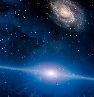 Abstract Space Art Prints: Galactic Space