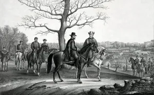 Civil War Generals Prints: Generals Robert E. Lee and Ulysses S