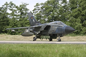 A German Air Force Panavia Tornado equipped with TAURUS cruise missiles A German Air Force Panavia Tornado equipped with TAURUS cruise missiles