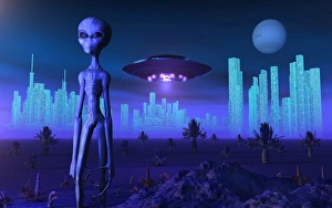 A Grey alien located on its homeworld of Zeta Reticuli A Grey alien located on its homeworld of Zeta Reticuli