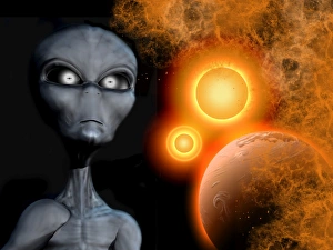A Grey Alien from the Zeta Reticuli binary star system A Grey Alien from the Zeta Reticuli binary star system