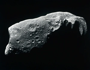 Black And White Space Photos Prints: Image of an asteroid