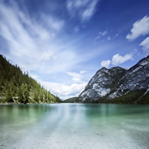 Lake Braies and Dolomite Alps, Northern Italy Lake Braies and Dolomite Alps, Northern Italy