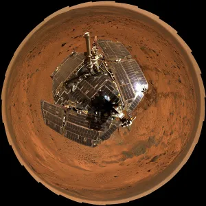 Martian Landscape Photography Prints: Mars Exploration Rover on the surface of Mars
