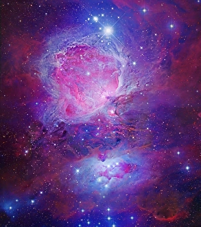 Orion Nebula Prints: Messier 42, The Great Nebula in Orion