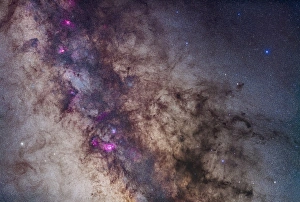 The Milky Way around the Small Sagittarius Star Cloud The Milky Way around the Small Sagittarius Star Cloud