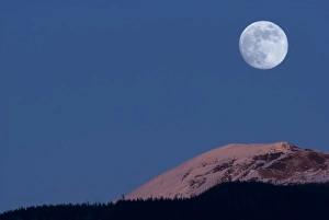 Full Moon Print at Alpenglow, New Aiyansh