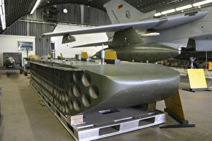 A MW-1 munitions dispenser for the German Air Force Tornado aircraft A MW-1 munitions dispenser for the German Air Force Tornado aircraft