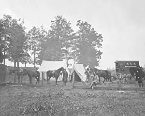New York Herald Headquarters in the field during American Civil War New York Herald Headquarters in the field during American Civil War