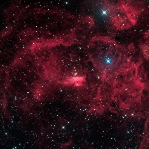 Star Formation In Space Prints: NGC 6357 diffuse nebula in the constellation Scorpius