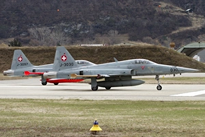 A Northrop F-5E Tiger of the Swiss Air Force A Northrop F-5E Tiger of the Swiss Air Force
