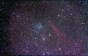 Open cluster Messier 38 in the constellation Auriga Open cluster Messier 38 in the constellation Auriga