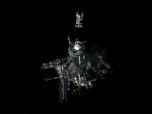 Asteroid Mining Outpost Print