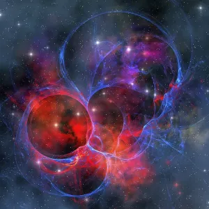 Space Art Illustration Prints: A dark nebula is a type of interstellar cloud