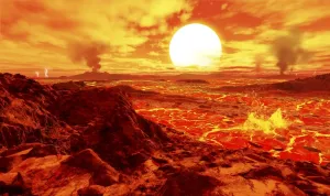 Kepler 10b Red-Hot Exoplanet Print