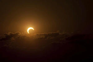 Astronomy Science Photos Prints: Partial Solar Eclipse
