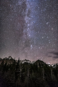 Milky Way Photography Prints: Perseus and Cassiopeia over Mt