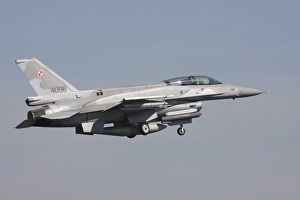 A Polish F-16D Block 52 in flight over Germany A Polish F-16D Block 52 in flight over Germany