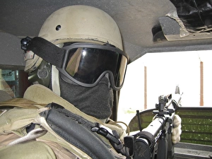 Private Security Contractorr on a mission in Baghdad, Iraq Private Security Contractorr on a mission in Baghdad, Iraq