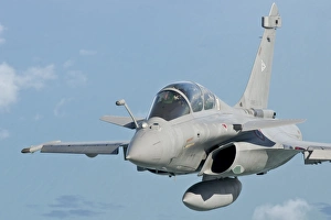 A Rafale B of the French Air Force in flight over Brazil A Rafale B of the French Air Force in flight over Brazil