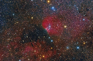 Deep Space Astrophotography Prints: Red emissions in Cepheus