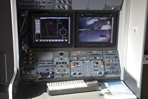 Refueling operators work station inside of an Airbus A310 MRTT Refueling operators work station inside of an Airbus A310 MRTT