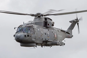Royal Navy EH-101 Merlin in flight, Jagel, Germany Royal Navy EH-101 Merlin in flight, Jagel, Germany