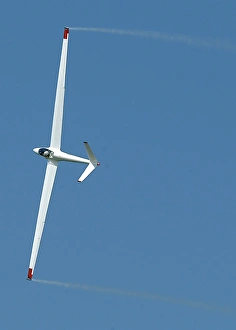 A sailplane glider during the 2007 Naval Air Station Oceana Air Show A sailplane glider during the 2007 Naval Air Station Oceana Air Show