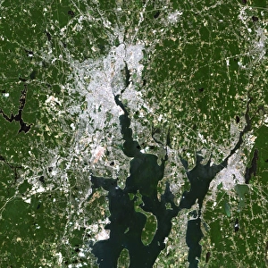 Satellite view of the Pawtucket and Foxborough area in Massachusetts Satellite view of the Pawtucket and Foxborough area in Massachusetts