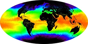 Global Warming Image Prints: Sea surface temperature