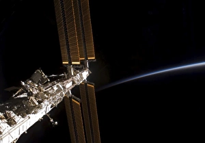 A section of the International Space Station A section of the International Space Station